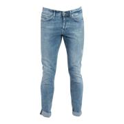 Blå Skinny Fit Jeans