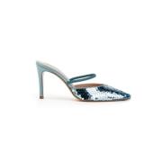 Posik Slingback Sandal med Paljetter