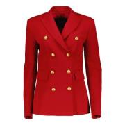 Dobbelspent Blazer i Stretch-Ull