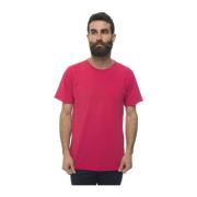 Steinvasket Bomull T-skjorte for Menn