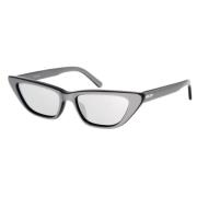 Dristige Sølv Cat-Eye Solbriller