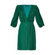 Casual kjole - Grønn Met