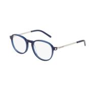 Blå Sølv Gjennomsiktig Solbriller