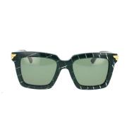 Grønne Oversized Firkantede Solbriller