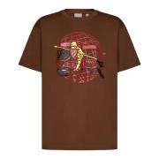 Brun Equestrian Knight Grafisk T-skjorte eller Polo