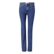 Mid Rise Slim Jeans Denim for kvinner