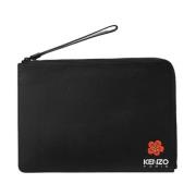 Skinn Logo Print Clutch