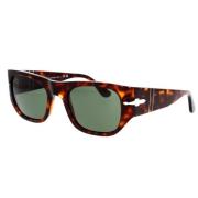 Stilige solbriller med grønt glass