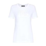 Optisk Hvit T-Skjorte