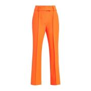 Oransje Bukser med Koniske Ben