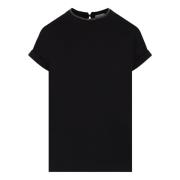 Sorte T-skjorter og Polos fra Brunello Cucinelli