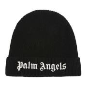 Svart Hvitt Logo Beanie