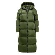 Over Down Jacket in Nylon - Anvers Long Down Jacket
