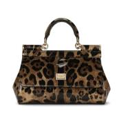 Sicily Leopard-Print Veske