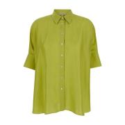 Grønn Bassano kortermet skjorte