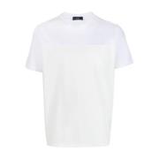 Hvit T-skjorte med Lomme