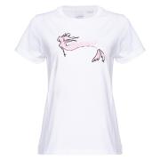 Mermaid Print T-skjorte