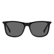 Rektangulære polariserte solbriller for menn