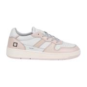 Hvite og rosa Court 2.0 Sneakers