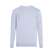 Kentucky Blue Calvin Klein Cotton Silk Cn Sweater Genser