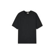 Bysapick Oversized Bomull T-Skjorte - Noir