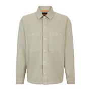 Overskjorte i Garment-Dyed Bomullstwill