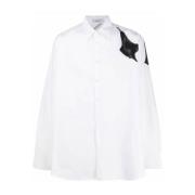 Klassisk Hvit Bomullsskjorte for Menn
