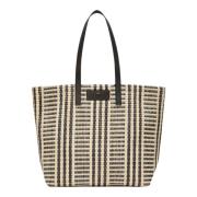 Stripet Jacquard Shopper Bag