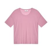 Pink Arnie Says Melis Linen T-Skjorte