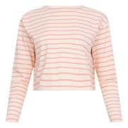 Stacy Blouse - Cream/Pink Stripe