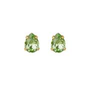 Peridot Caroline Svedbom Superpetite Drop Earrings Gold