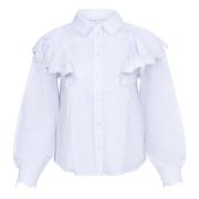 EllieCC Frill Shirt - White