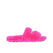 Rosa Furry Slide Sandal