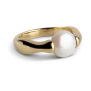 Elegant Perle Bianca Ring