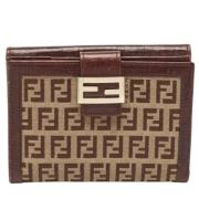 Pre-owned Brun Fendi lommebok i skinn