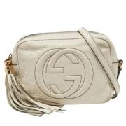 Pre-owned Beige skinn Gucci Soho Disco