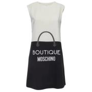 Pre-owned Hvitt stoff Moschino kjole