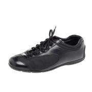 Pre-owned Svart nylon Prada joggesko