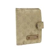 Pre-owned Gull lerret Louis Vuitton Agenda