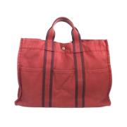 Pre-owned Cotton hermes-bags