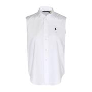 Hvit Polo Ralph Lauren Hvit Oxford Shirt Skjorter