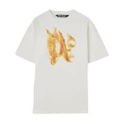 Brennende Monogram T-Skjorte