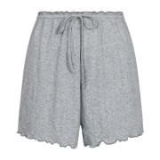 Light Grey Neo Noir Merritt Pointelle Shorts Shorts