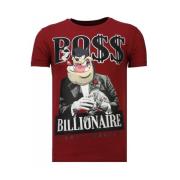 Billionaire Boss Rhinestone - Herre T-skjorte - 13-6205B