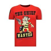 Eksklusiv T-skjorte Menn - Chief Wanted - 11-6367R