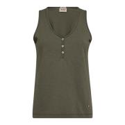 Basic Tank Top Dusty Olive