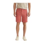 Rød Slim-fit Chino Shorts