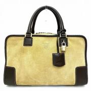Pre-owned Suede handbags