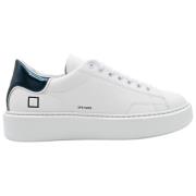 Hvit Blå Sneakers