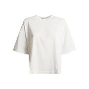 Hvit Oversize T-Skjorte